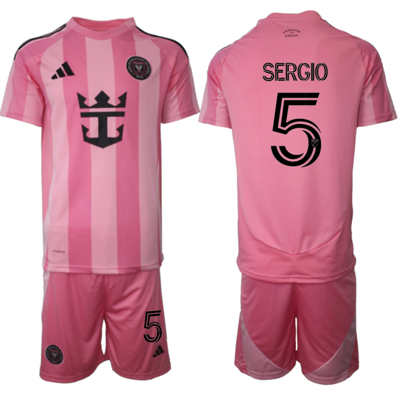 Men 2025-2026 Club Inter Milan CF home Pink 5 Soccer Jersey